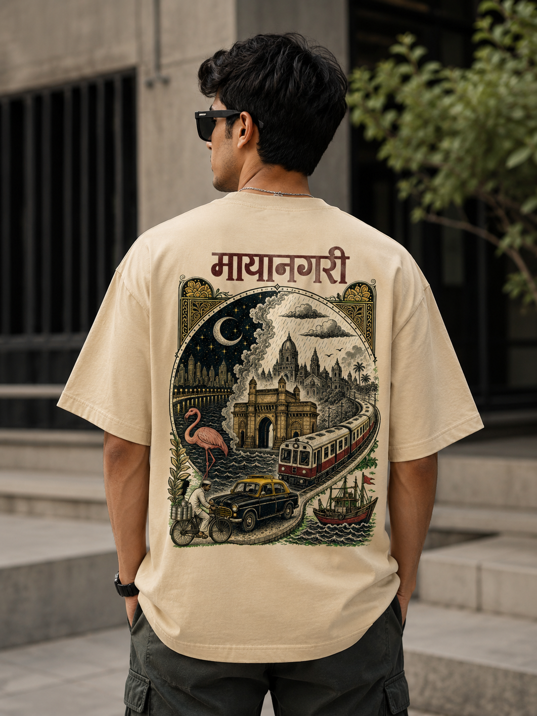 Mumbai The Mayanagri Oversized T-Shirt