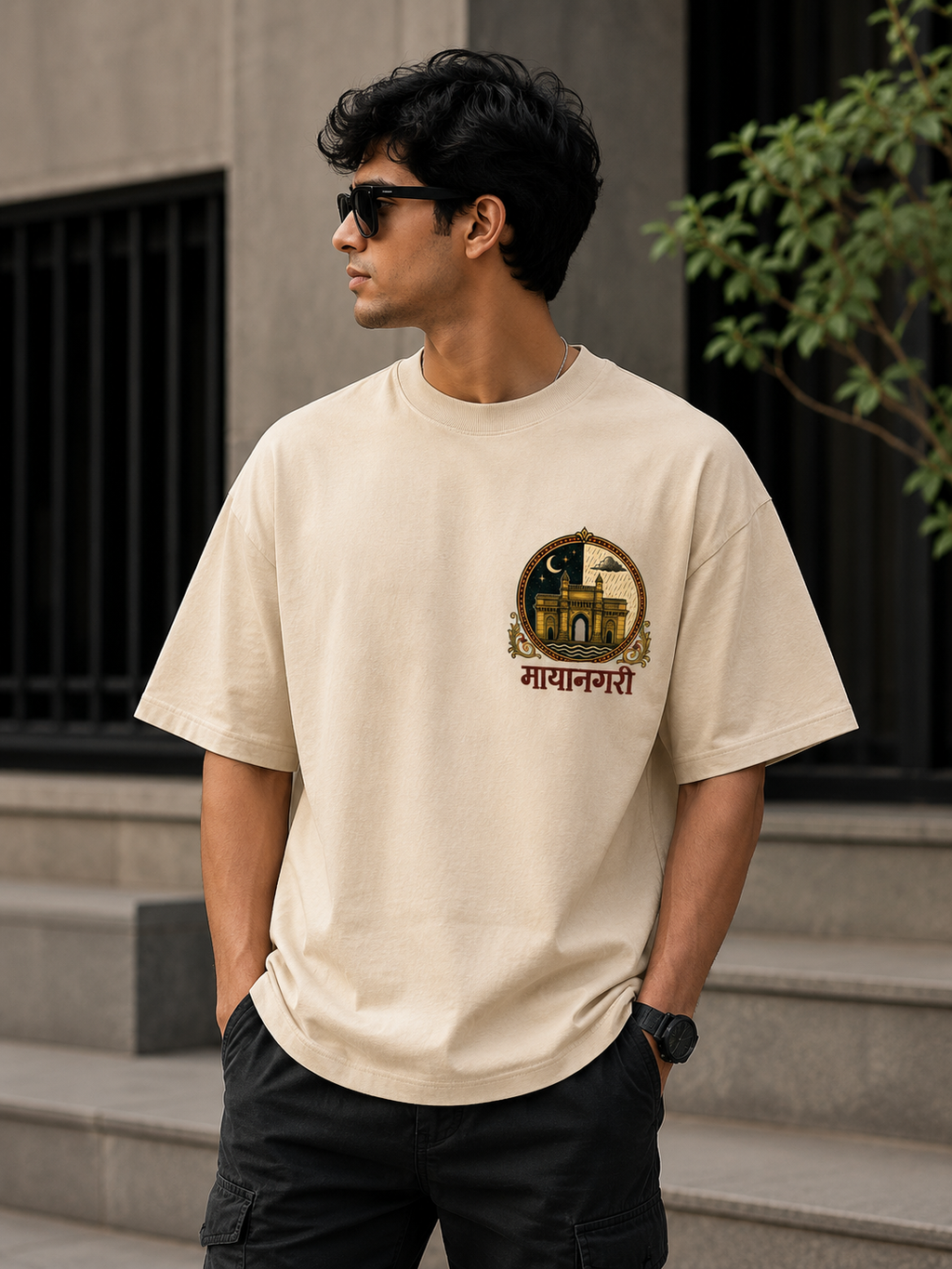 Mumbai The Mayanagri Oversized T-Shirt